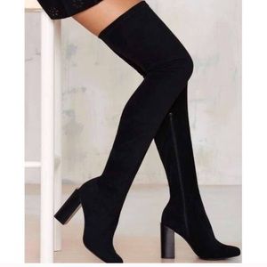 Jeffrey Campbell thigh high boots